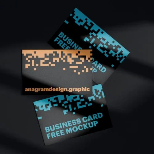 free business cards mockup