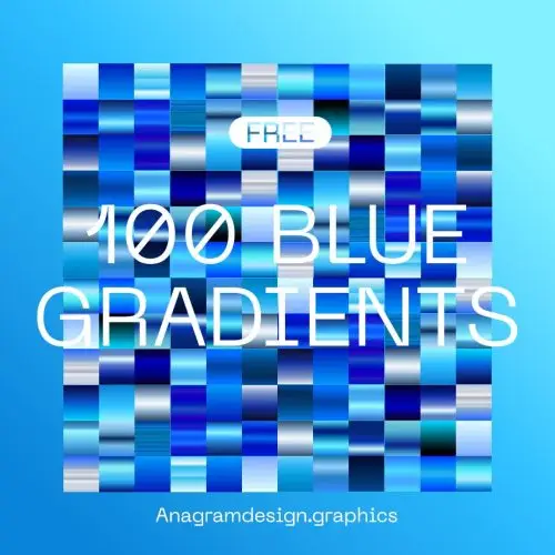 Blue Photoshop gradients