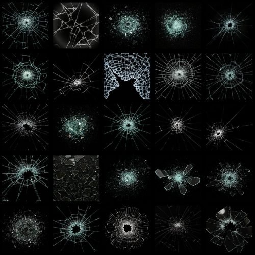 25 Shattered glass textures