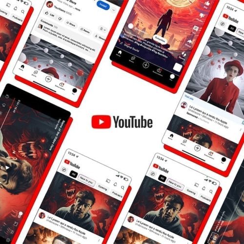 Pinterest feed Template made with phoshop and figma