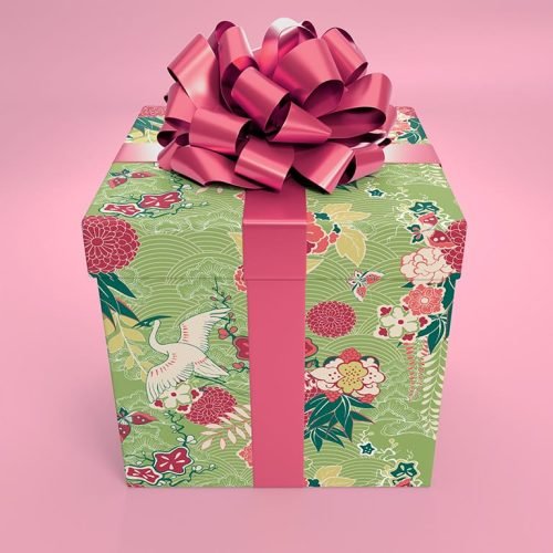free Christmas present mockup
