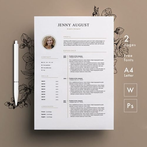 Free CV template