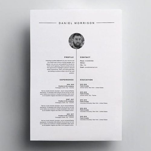 Free CV template