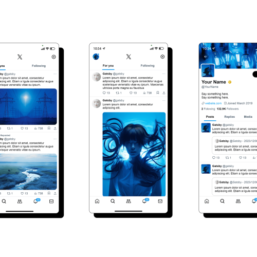 Post of X Twitter Template